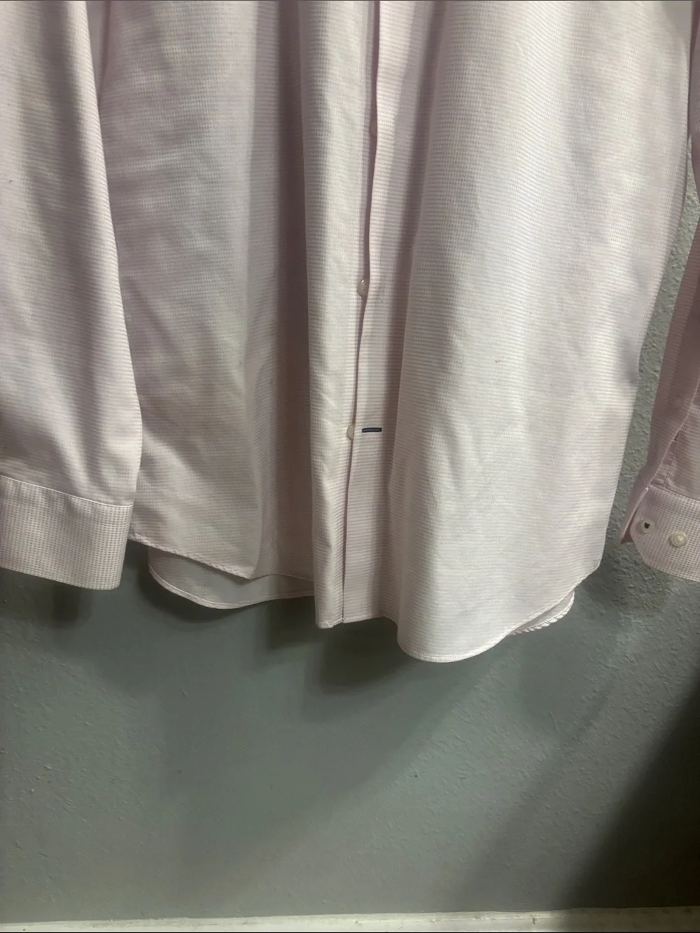Banana Republic Light Pink Men's Dress Shirt - Classic Point Collar